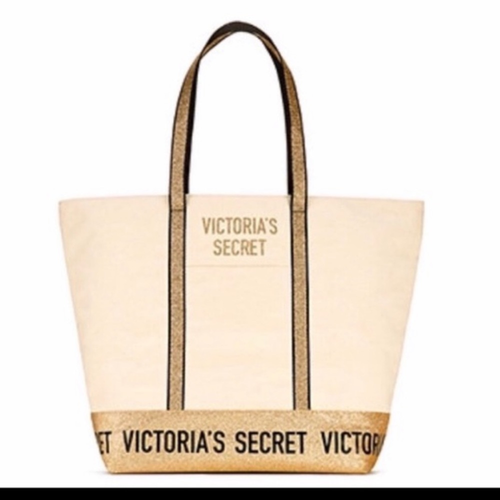 NWT Victoria’s Secret golden tote